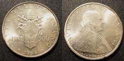 Vatican 500 Lires 1964 Paul VI