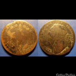A-Constitution 12 Deniers 1792 type FRANCAIS Strasbourg