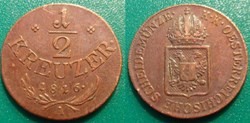 Autriche 1/2 Kreuzer 1816