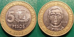 5 Pesos 1997