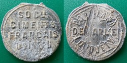 plomb de scellé "Porland Demarle Lonquety"