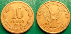 10 Pesos 1984