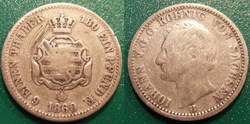Germany Saxe 1/6 Thaler 1860 B