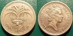 1 Pound 1990 Poireau gallois