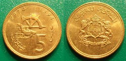 5 Santimat 1394 soit 1974