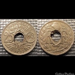 Fd 25 centimes EM Lindauer 1927 24mm 5g