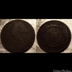 Canada Nova Scotia 1 Cent 1861