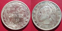 Libéria 25 Cents 1961