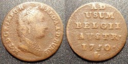 Belgique - Pays-Bas autrichiens 1 Liard 1750 Marie Thérèse
