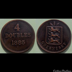 Guernesey 4 Doubles 1885