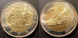 2 Euros 2013 Traité de l'Elysée