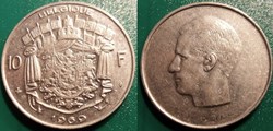 10 Francs 1969 Belgique
