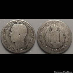 Grèce 1 Drachme 1868