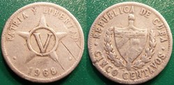 5 Centavos 1968