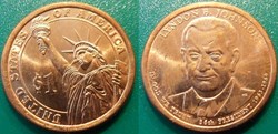 1 dollar Presidents: 1963-1969 Lyndon B. Johonson