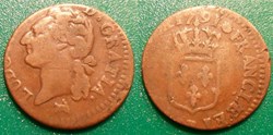 J2 Louis XVI 1/2 sol 1791 B Rouen
