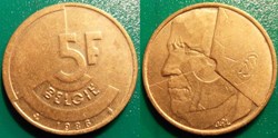 5 Francs 1986 Belgie