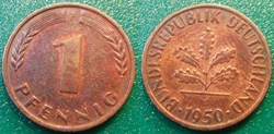 1 Pfennig 1950