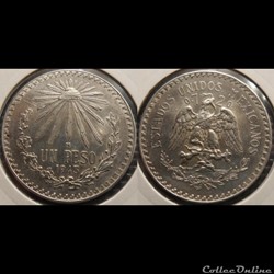 Mexique 1 Peso 1943