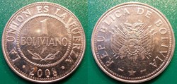 1 Boliviano 2008