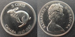 5 Cents 1967 Centenaire de la Confédération