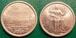 Polynésie Française 50 Centimes 1965