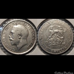 Grande Bretagne 1 Shilling 1916