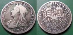 Grande Bretagne 1 Shilling 1895