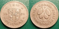 10 Pesewas 1979