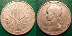 Djibouti- Cote Française des Somalis 5 Francs 1948
