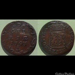 Pays Bas 1 Duit 1793