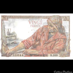 20 Francs Pêcheur