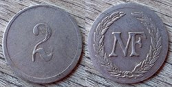 p- MN Saint Etienne Manufacture Française Armes et Cycles 2 Francs Elie:M55.2 page 416