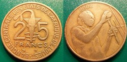 25 Francs 2002
