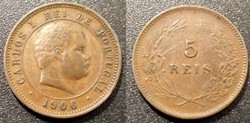 Portugal 5 Reis 1906