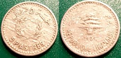 5 piastres 1954