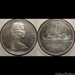 Canada 1 Dollar 1965