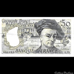 50 Francs Quentin de la Tour