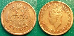 25 Cents 1943