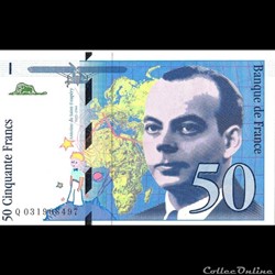 50 Francs St Exupéry