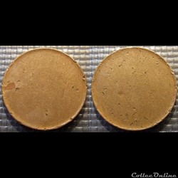 Lg 10 francs Mathieu Flan vierge 26mm 10g