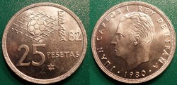 España 82 - 25 Pesetas 1980 Coupe du monde de football de 1982 en Espagne