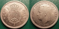 50 Pesetas 1975 Etoile