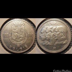 Belgique 100 Franc 1949 Belgie