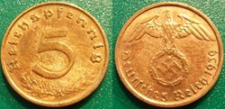 5 Reichspfennig 1939
