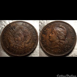 Argentine 2 Centavos 1895