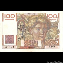 100 Francs Paysan
