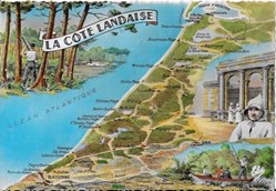 Carte Postale (40) La Côte Landaise
