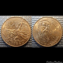 Lk 10 francs François Rude sculpteur 1984 26mm 10g