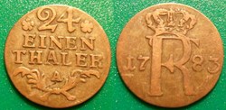 Allemagne Prusse 24 Einen Thaler A 1783